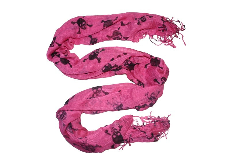 Scarves With Skulls (Various Colours) Scarf
