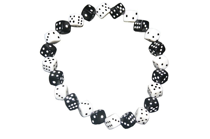 Skinny Dice Bracelet (Various Colours)