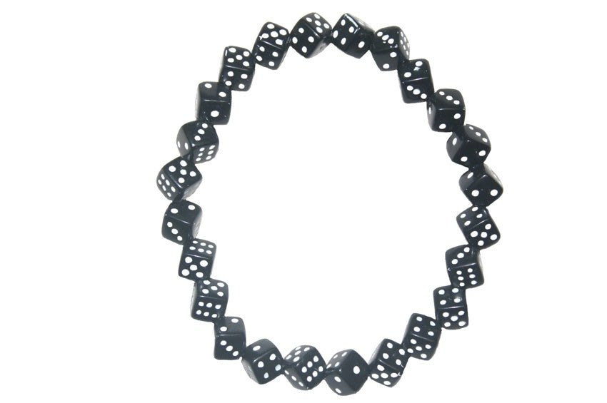 Skinny Dice Bracelet (Various Colours)